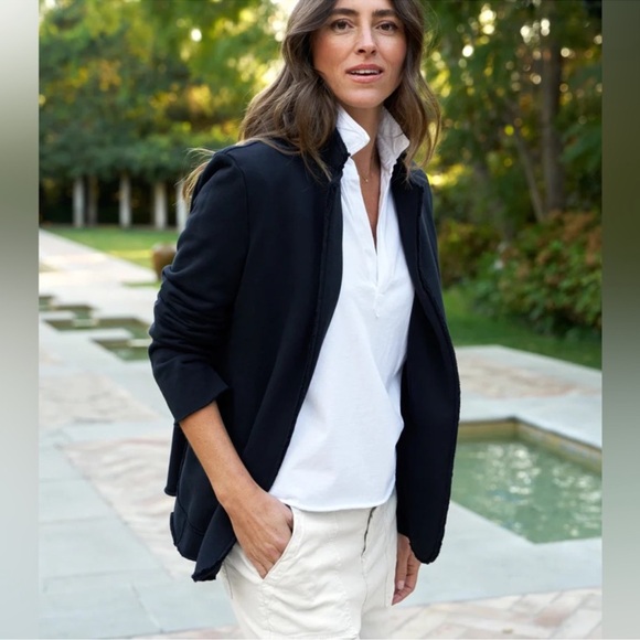 Frank & Eileen DUBLIN Sweatshirt Blazer, Triple Fleece.
Size: S NEW, 
$284 $328 - Picture 1 of 7